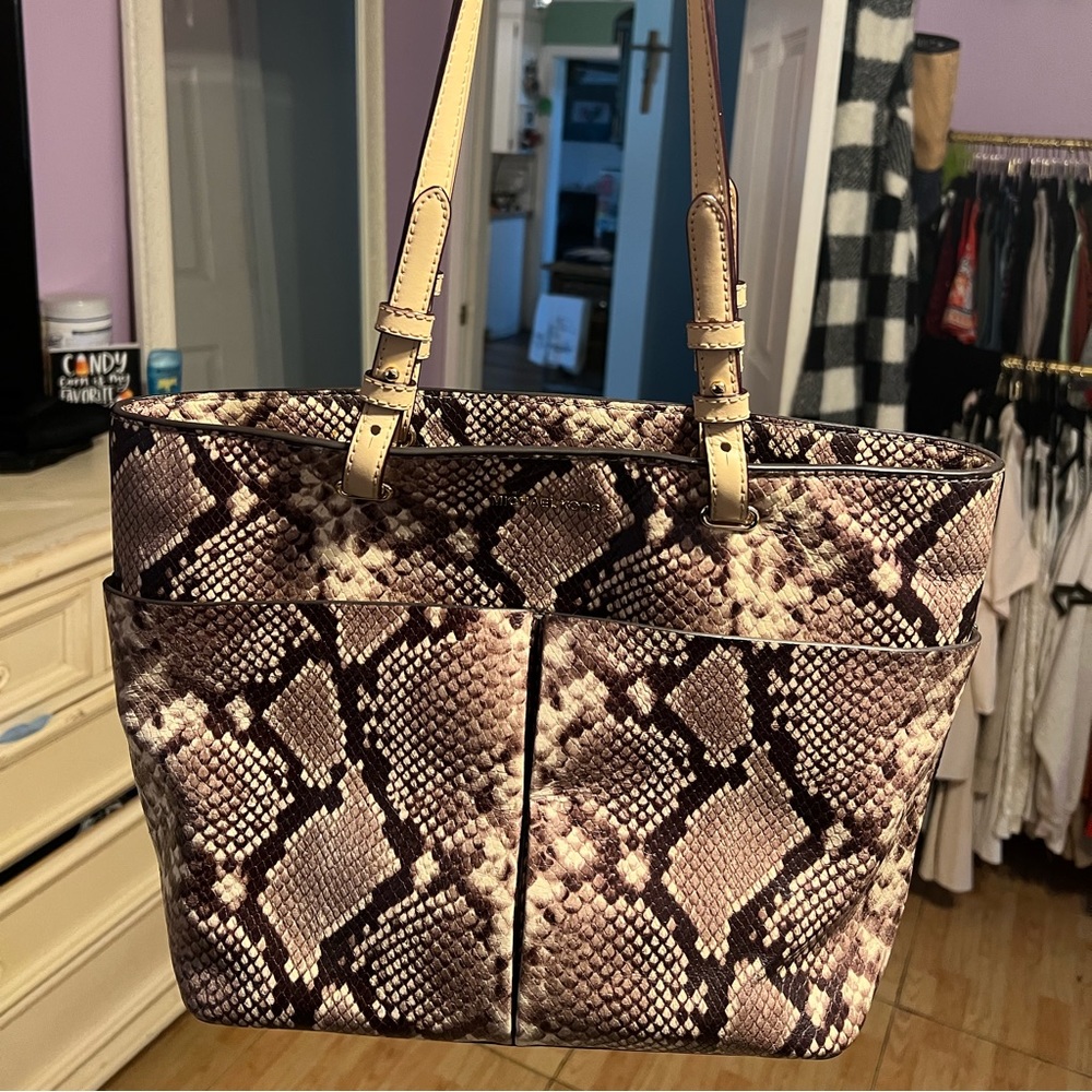 Snakeskin Print Michael Kors Bag